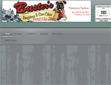 Tablet Screenshot of bustersdoughboys.com